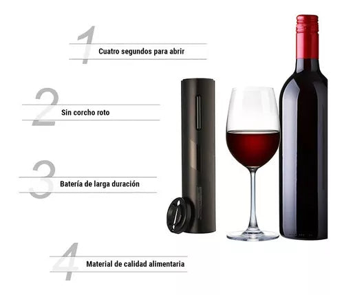 Destapador de vinos electrico.